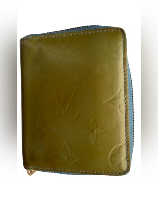 Louis Vuitton Handbags - Louis Vuitton Monogram Vernis Small Zip Wallet – Yellow & Blue